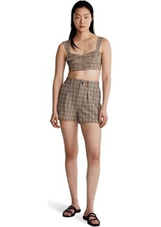 Madewell Lanie Shorts - Yarn-Dye Gingham Seersucker (H/U)