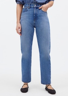 Madewell '90s High Waist Crop Straight Leg Jeans