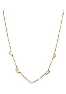 Madewell Abstract Mother-of-Pearl Station Necklace