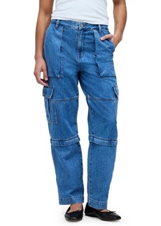 Madewell Baggy Straight Leg Cargo Jeans