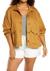 Madewell Bayview Balloon Sleeve Jacket in Toffee at Nordstrom