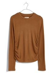 Madewell Brushed Jersey Ruched Long Sleeve T-Shirt