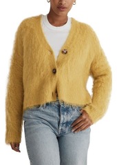 Madewell Brushed V-Neck Cardigan Sweater