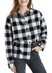 Madewell Buffalo Check Flannel Shirt Jacket