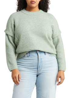 Madewell Cable Stitch Crewneck Sweater