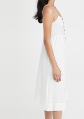 Madewell Cami Button Front Midi Dress