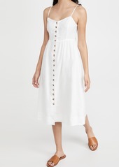 Madewell Cami Button Front Midi Dress