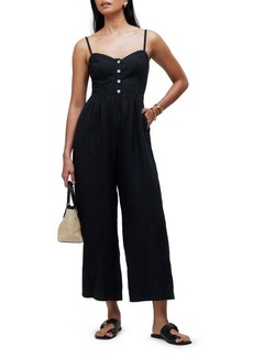 Madewell Campbell Refined Linen Jumpsuit