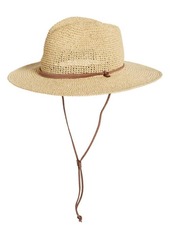 Madewell Cinched Crochet Straw Hat in Light Natural Straw at Nordstrom