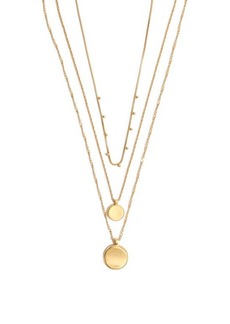 Madewell Coin Layered Necklace