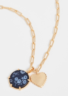 Madewell Colorful Flower Charm Pendant