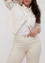 Madewell Crop Denim Long-Sleeve Shirt