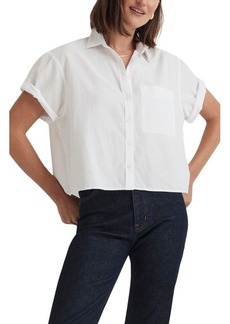 Madewell Crop Utility Button-Up Shirt