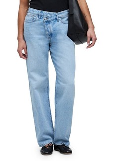 Madewell Cross Tab Edition Low Slung Straight Jeans