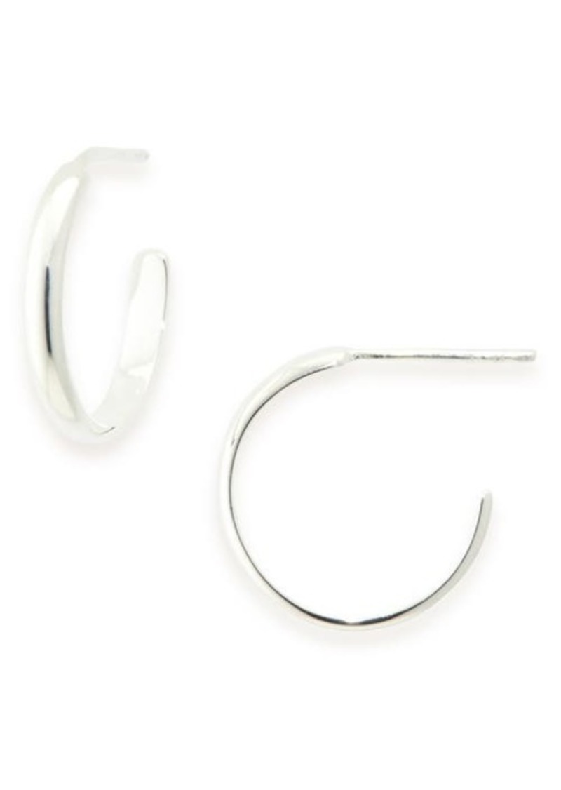 Madewell Delicate Collection Demi-Fine Small Hoop Earrings