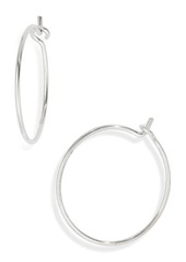 Madewell Delicate Wire Hoop Earrings in Sterling Silver at Nordstrom