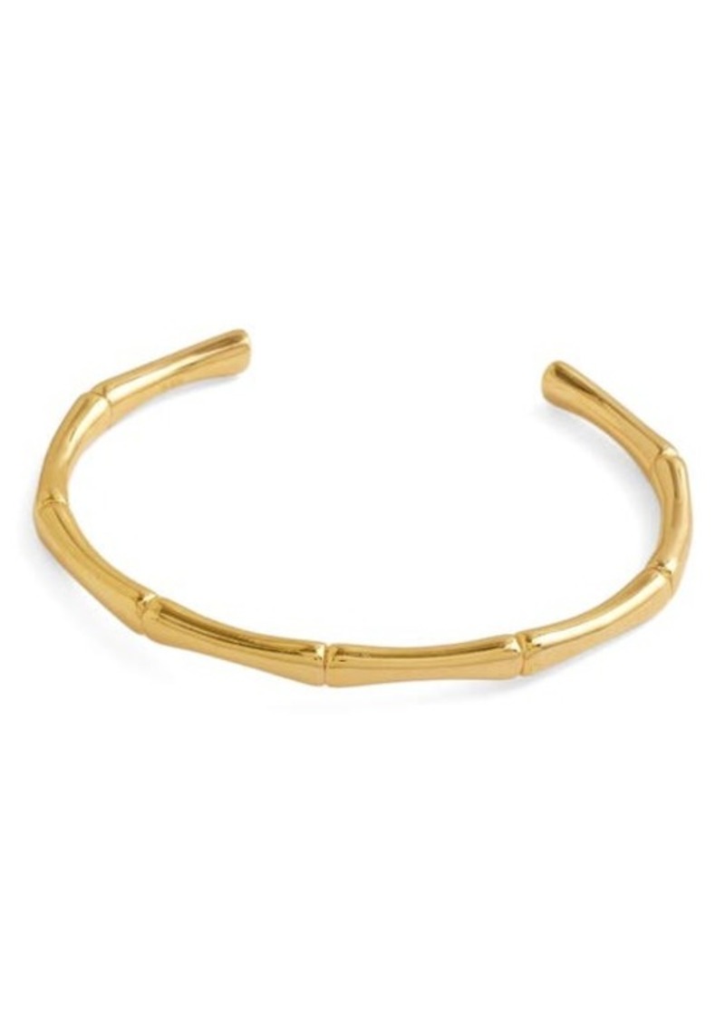 Madewell Demi Fine Bamboo Cuff Bracelet