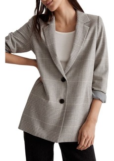 Madewell Dorset Plaid Relaxed Fit Blazer in Nicholas Glen Plaid at Nordstrom
