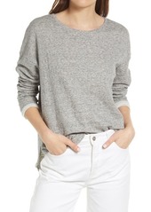 Madewell Double Face T-Shirt in Heather Grey at Nordstrom
