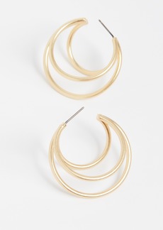 Madewell Double Prong Small Hoops