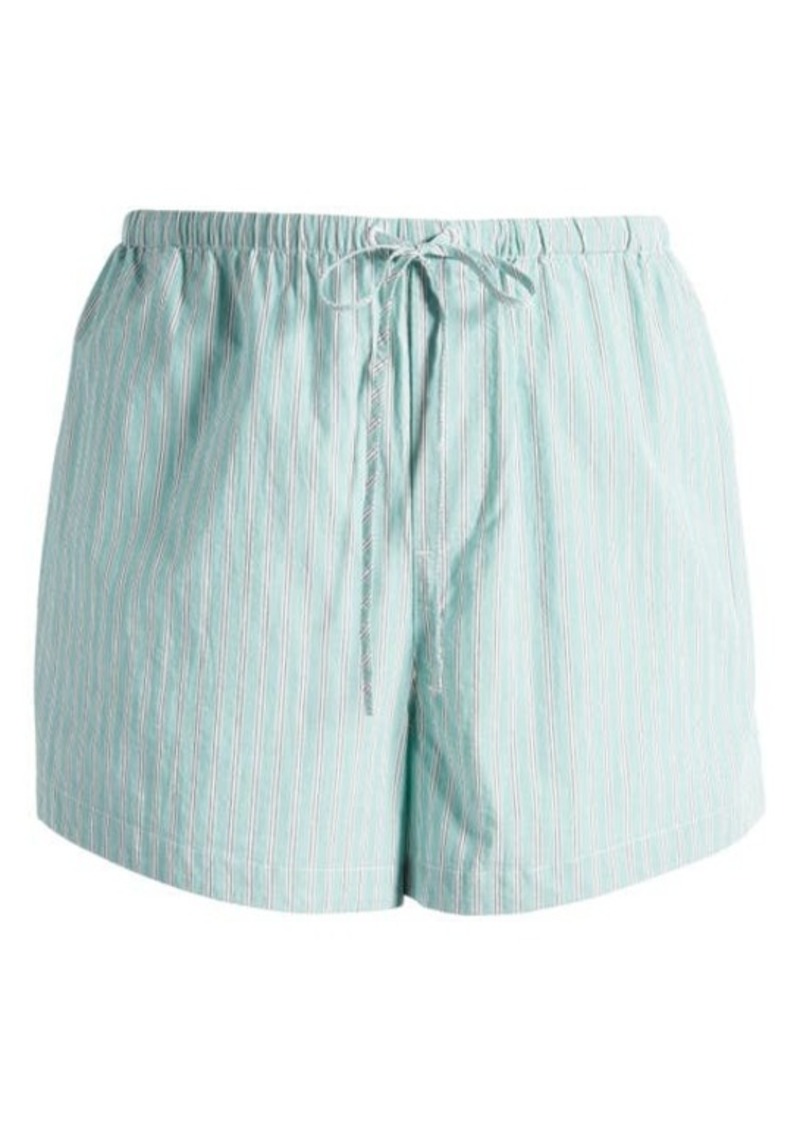 Madewell Drawstring High Waist Crinkle Poplin Shorts