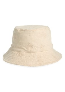 Madewell Eyelet Cotton Twill Bucket Hat