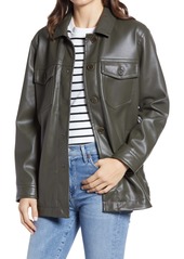 Madewell Faux Leather Chore Jacket