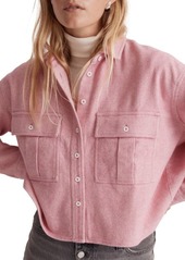 Madewell Flannel Cargo Button-Up Shirt