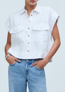 Madewell Flap Pocket Linen Button-Up Shirt