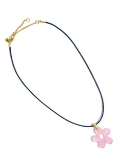 Madewell Flower Pendant Necklace