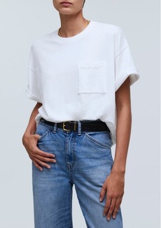Madewell Garment-Dyed Oversize Cotton Pocket T-Shirt