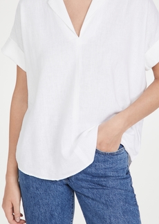 Madewell Giselle Top in White Linen
