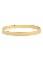 Madewell Glider Bangle in Light Worn Gold at Nordstrom