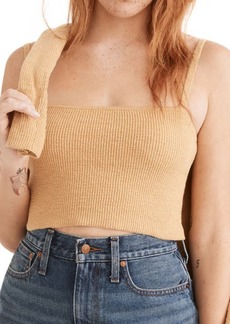Madewell Halstead Square Neck Sweater Tank