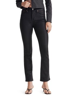 Madewell Kick Out Coated Crop Jeans
