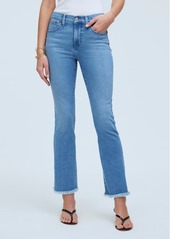 Madewell Kick Out Raw Hem Crop Jeans