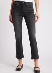 Madewell Kick Out Raw Hem Crop Jeans