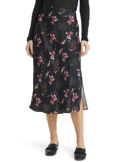Madewell Layton Floral Midi Slip Skirt
