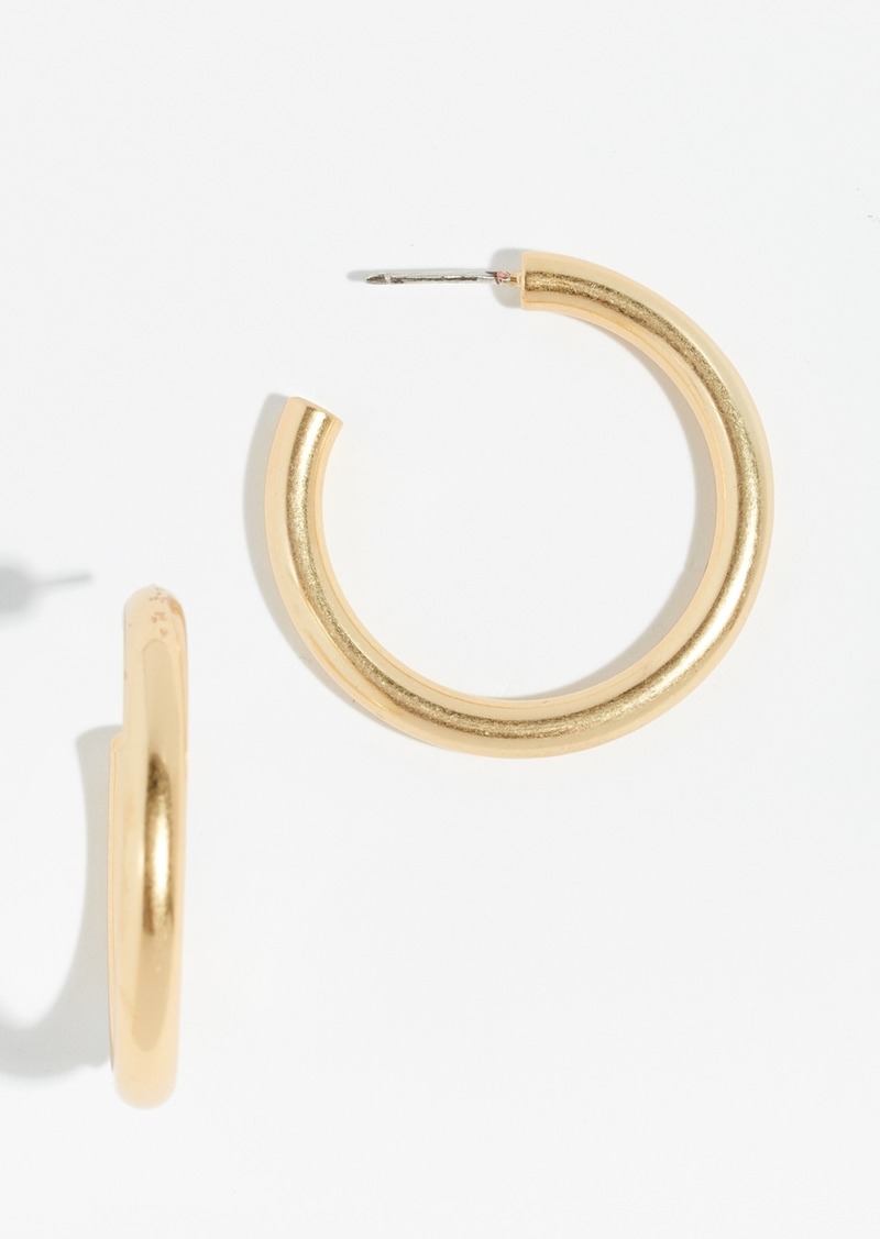 Madewell Medium Chunky Hoop Earrings