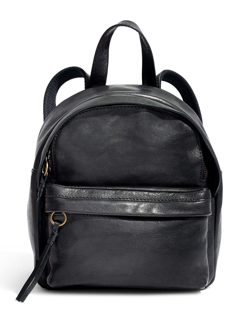 mini lorimer leather backpack