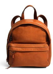 Madewell Mini Lorimer Leather Backpack in English Saddle at Nordstrom