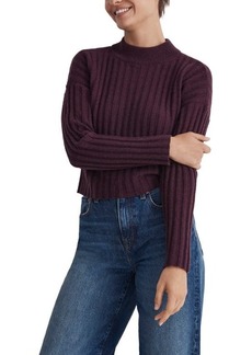 Madewell Mock Neck Crop Sweater