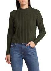 Madewell Mock Neck Crop Sweater
