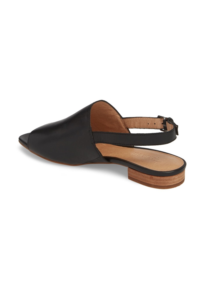 the noelle slingback sandal in leather