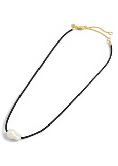 Madewell Organic Freshwater Pearl Cord Choker Necklace