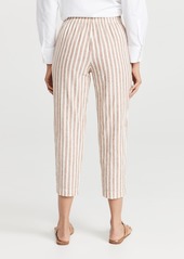 Madewell Linen-Cotton Track Trousers in Stripe