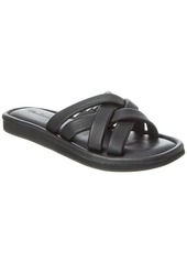 Madewell Puffy Woven Leather Slide