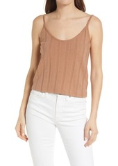 Madewell Ribbed Anytime Camisole in Faded Earth at Nordstrom