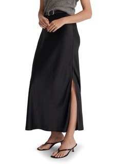 Madewell Satin Slip Skirt
