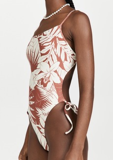 Madewell Second Wave Side-Tie One-Piece Swimsuit